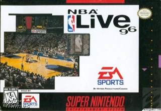 Nba Live 96 - Nintendo Super Nintendo Entertainment System (SNES) video game collectible - Main Image 1