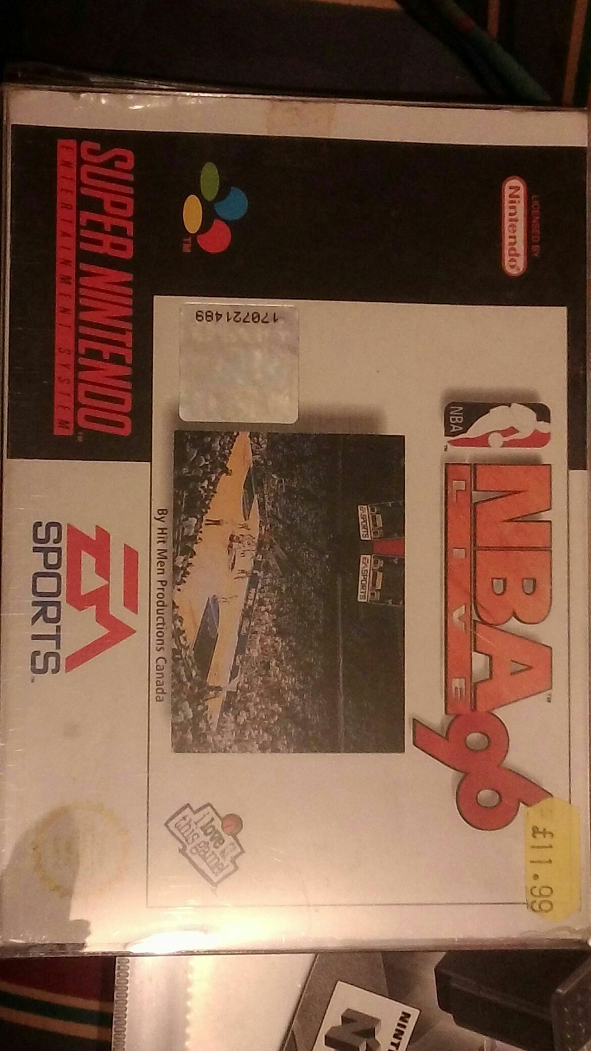Nba Live 96 - Nintendo Super Nintendo Entertainment System (SNES) video game collectible - Main Image 1