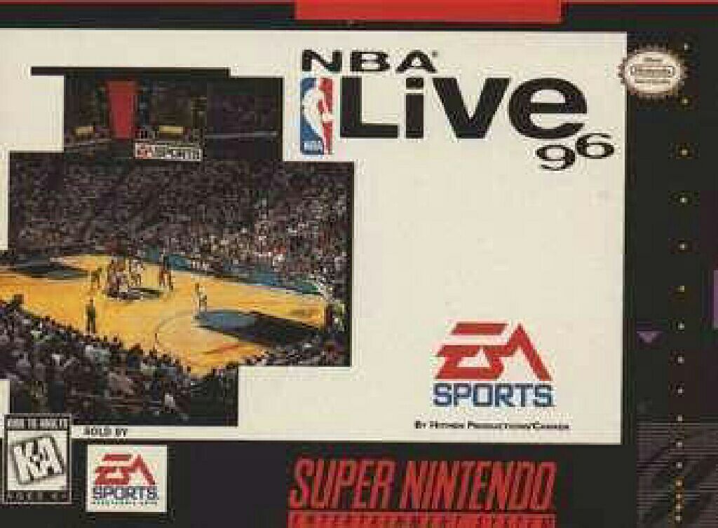 Nba Live 96 - Nintendo Super Nintendo Entertainment System (SNES) (Ea Sports) video game collectible - Main Image 1