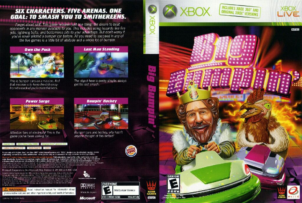 Big Bumpin - Microsoft Xbox (burger king - 4) video game collectible - Main Image 2