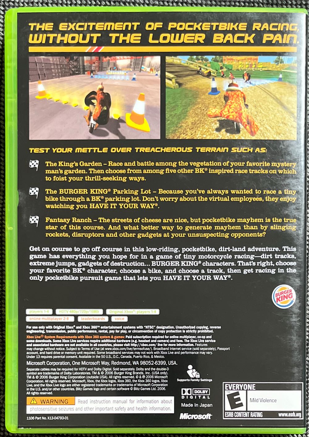 Pocketbike Racer - Microsoft Xbox video game collectible - Main Image 2
