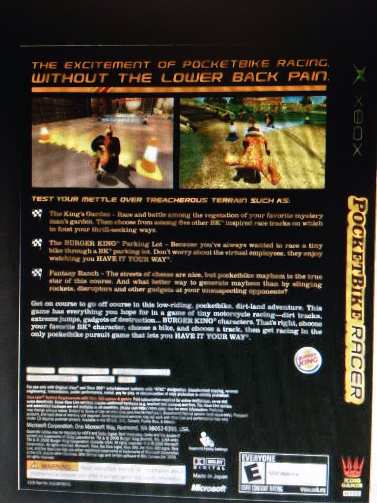 Pocketbike Racer - Microsoft Xbox video game collectible - Main Image 2