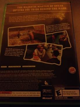 Sneak King - Microsoft Xbox 360 (1) video game collectible - Main Image 2