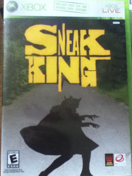Sneak King - Microsoft Xbox 360 (King Games - 1) video game collectible - Main Image 1
