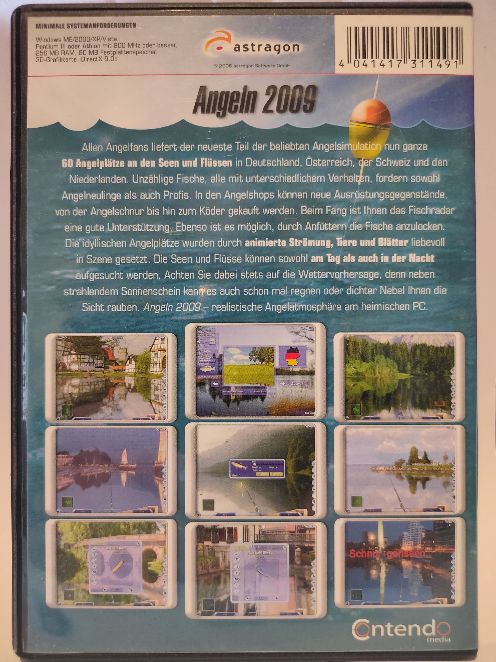 Angeln 2009 - PC (Astragon - 1) video game collectible [Barcode 4041417311491] - Main Image 2