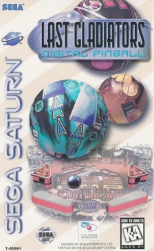(need Insert) Last Gladiators Digital Pinball - Sega Saturn (Time Warner Interactive - 2) video game collectible [Barcode 031763114208] - Main Image 1