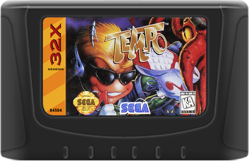 Tempo - Sega 32X (Sega - 1) video game collectible [Barcode 010086845044] - Main Image 3