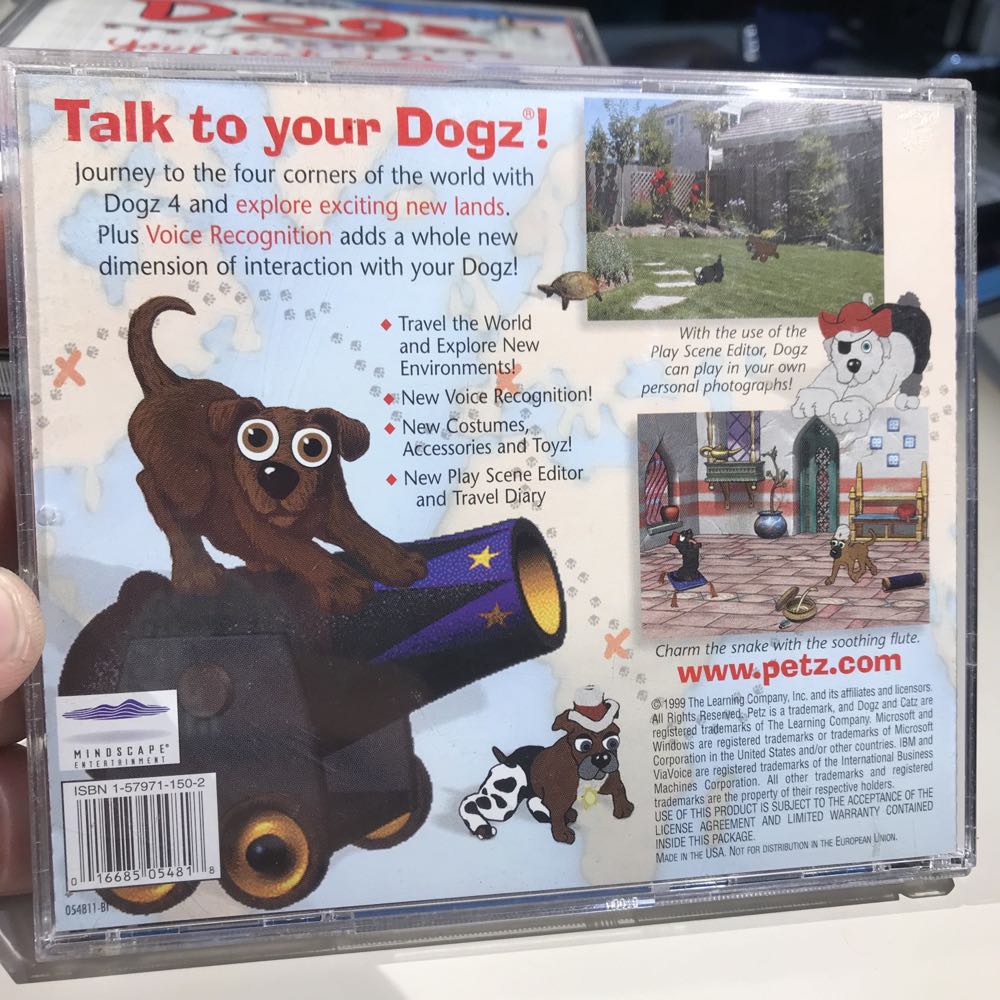 Dogz 4 - PC video game collectible [Barcode 016685054818] - Main Image 2