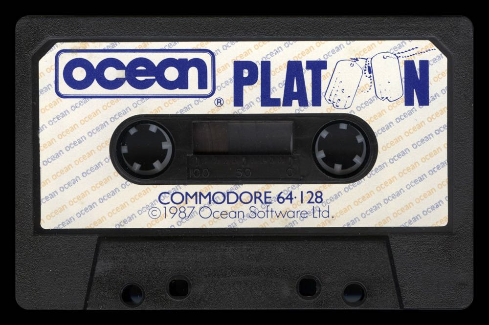 Platoon - Commodore 64 (Ocean - 1) video game collectible [Barcode 5013156011658] - Main Image 3