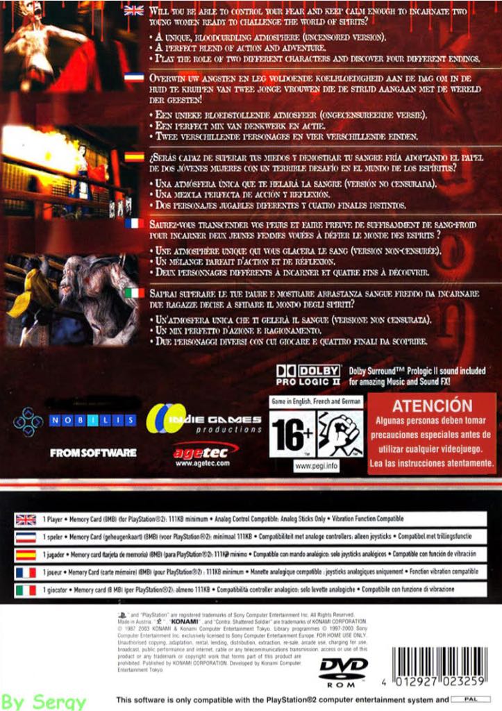 Kuon - Sony PlayStation 2 (PS2) (Agetec - 1) video game collectible [Barcode 3700211501224] - Main Image 2