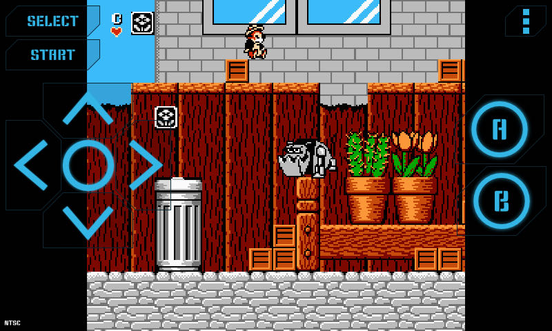 Chip n Dale Rescue Rangers - Nintendo Entertainment System (NES) (Capcom - 1-2) video game collectible - Main Image 3