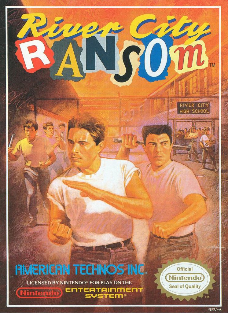 River City Ransom - Nintendo Entertainment System (NES) (American Technos) video game collectible - Main Image 1