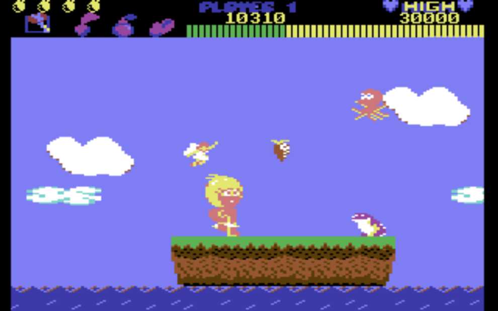 Wonder Boy - Commodore 64 (The Hit Squad - 1) video game collectible [Barcode 5013156411083] - Main Image 2