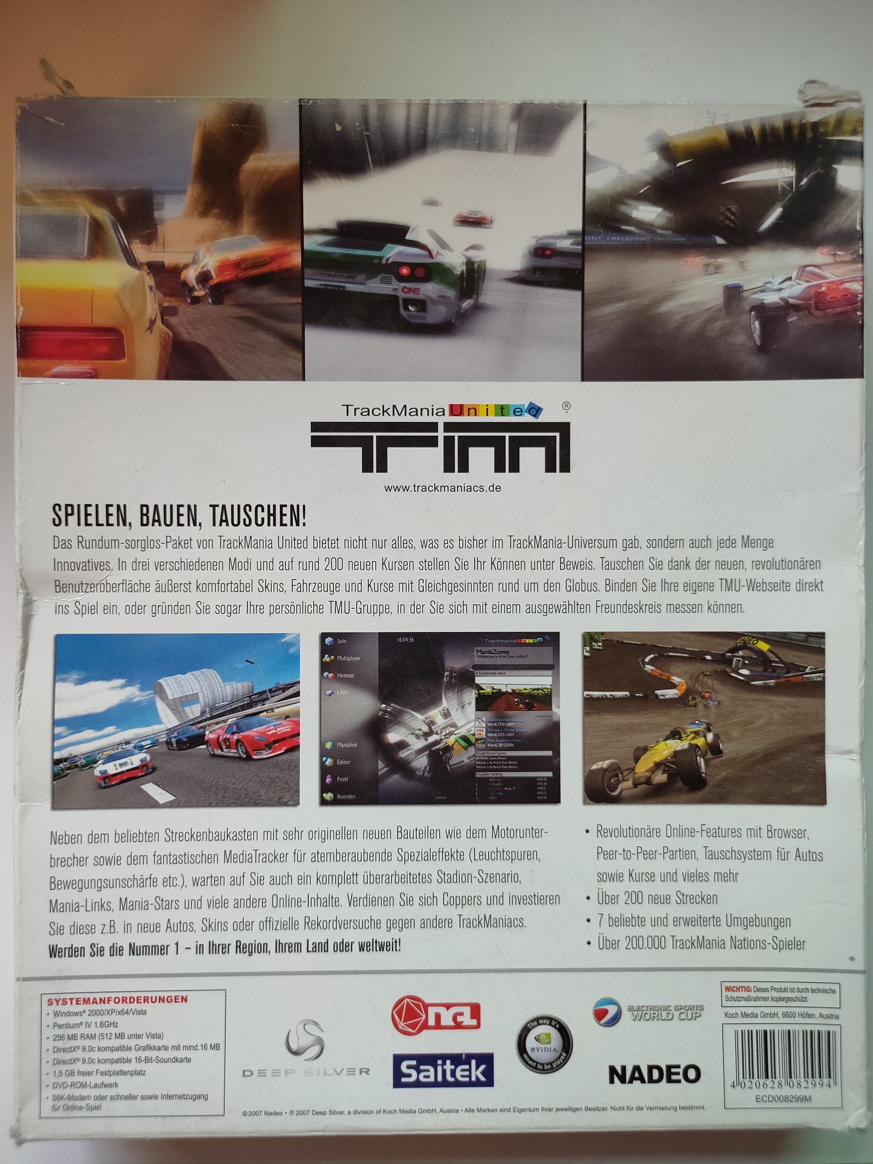 Trackmania United - PC video game collectible [Barcode 4020628082994] - Main Image 2