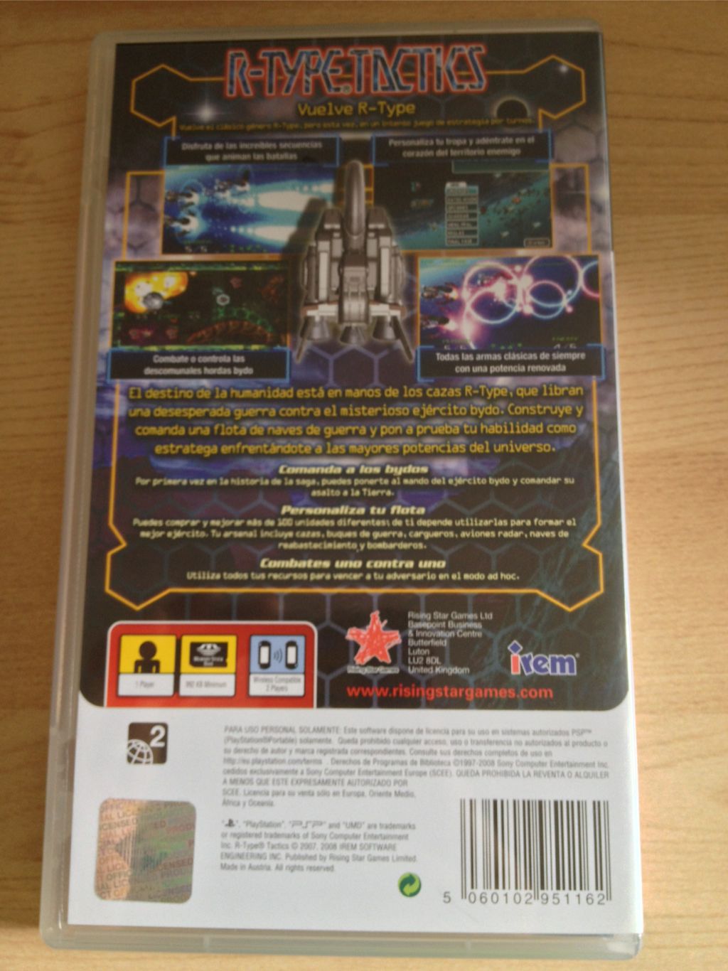 R-Type Tactics - Sony PlayStation Portable (PSP) (Rising Star Games - 1) video game collectible - Main Image 2