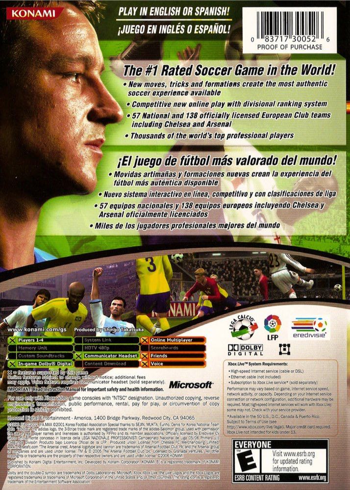 Winning Eleven 9 - Microsoft Xbox video game collectible - Main Image 2
