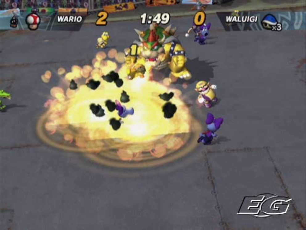 Mario Smash Football - Nintendo GameCube (Nintendo - 1-4) video game collectible [Barcode 045496394370] - Main Image 4