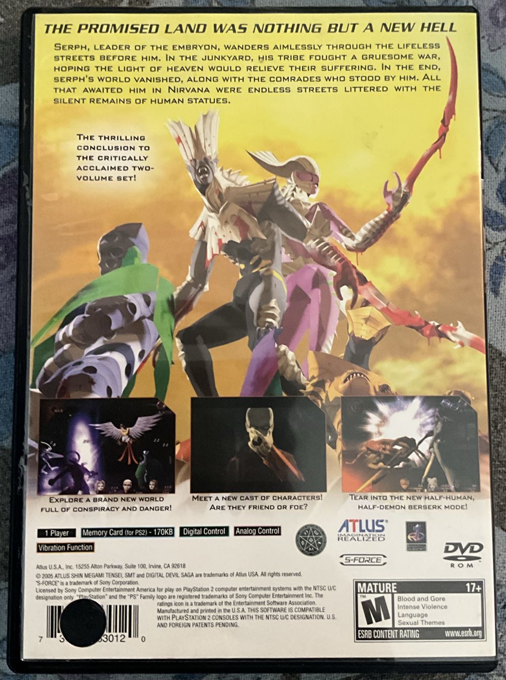 Shin Megami Tensei: Digital Devil Saga 2 - Sony PlayStation 2 (PS2) (Atlus - 1) video game collectible - Main Image 3