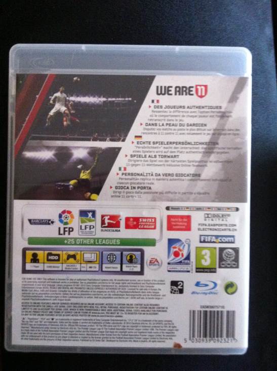 Fifa 11 - Sony PlayStation 3 (PS3) video game collectible - Main Image 2