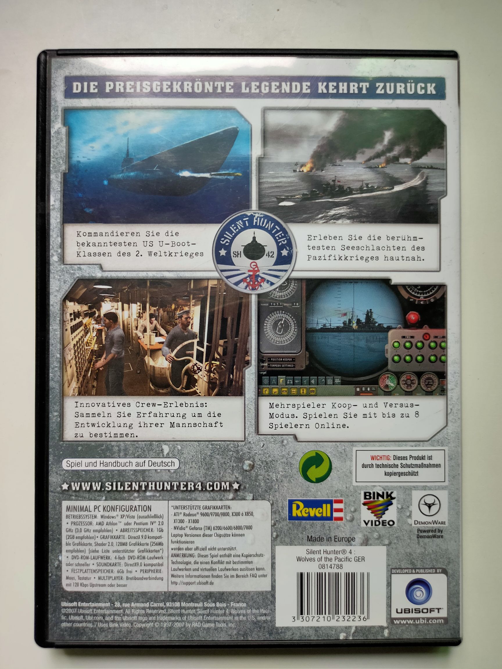 Silent Hunter Wolfes Of The Pacific - PC video game collectible [Barcode 3307210232236] - Main Image 2