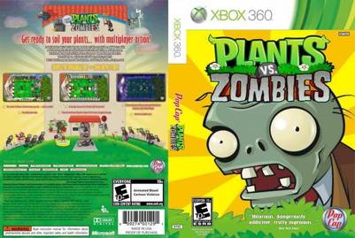 Plants Vs. Zombies - Microsoft Xbox 360 video game collectible - Main Image 1