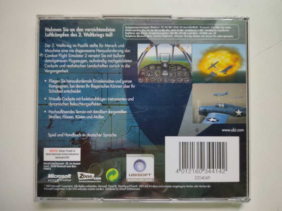 Microsoft Combat Flight Simulator 2 - PC video game collectible [Barcode 4012160344142] - Main Image 2