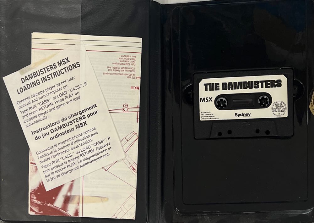 The Dam Busters - MSX video game collectible - Main Image 3