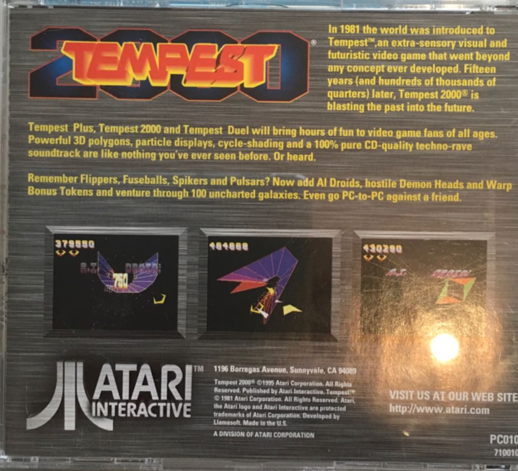 Tempest 2000 - PC video game collectible - Main Image 2