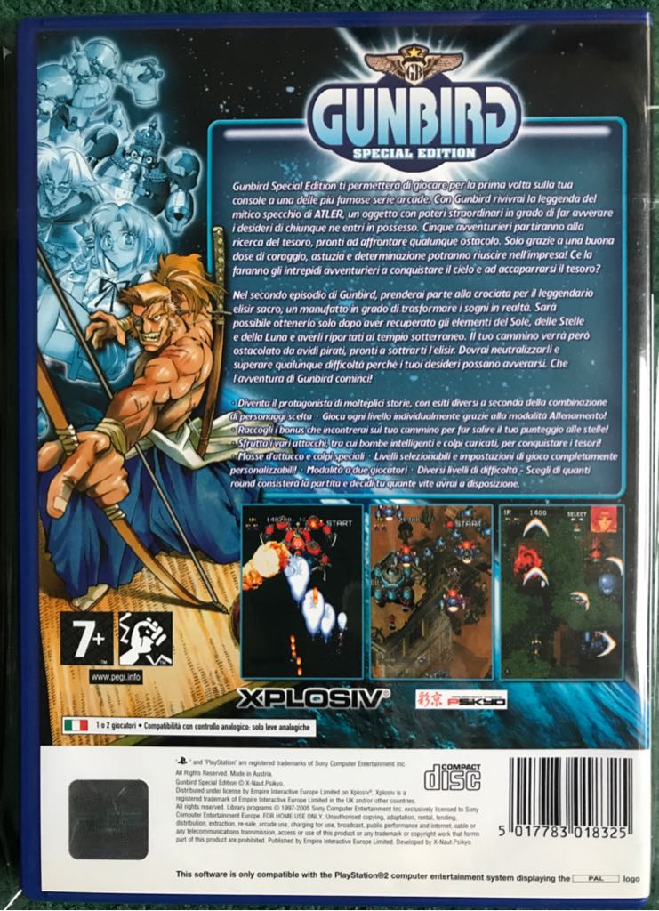 Gunbird Special Edition - Sony PlayStation 2 (PS2) (Explosiv - 1) video game collectible [Barcode 5017783018325] - Main Image 2