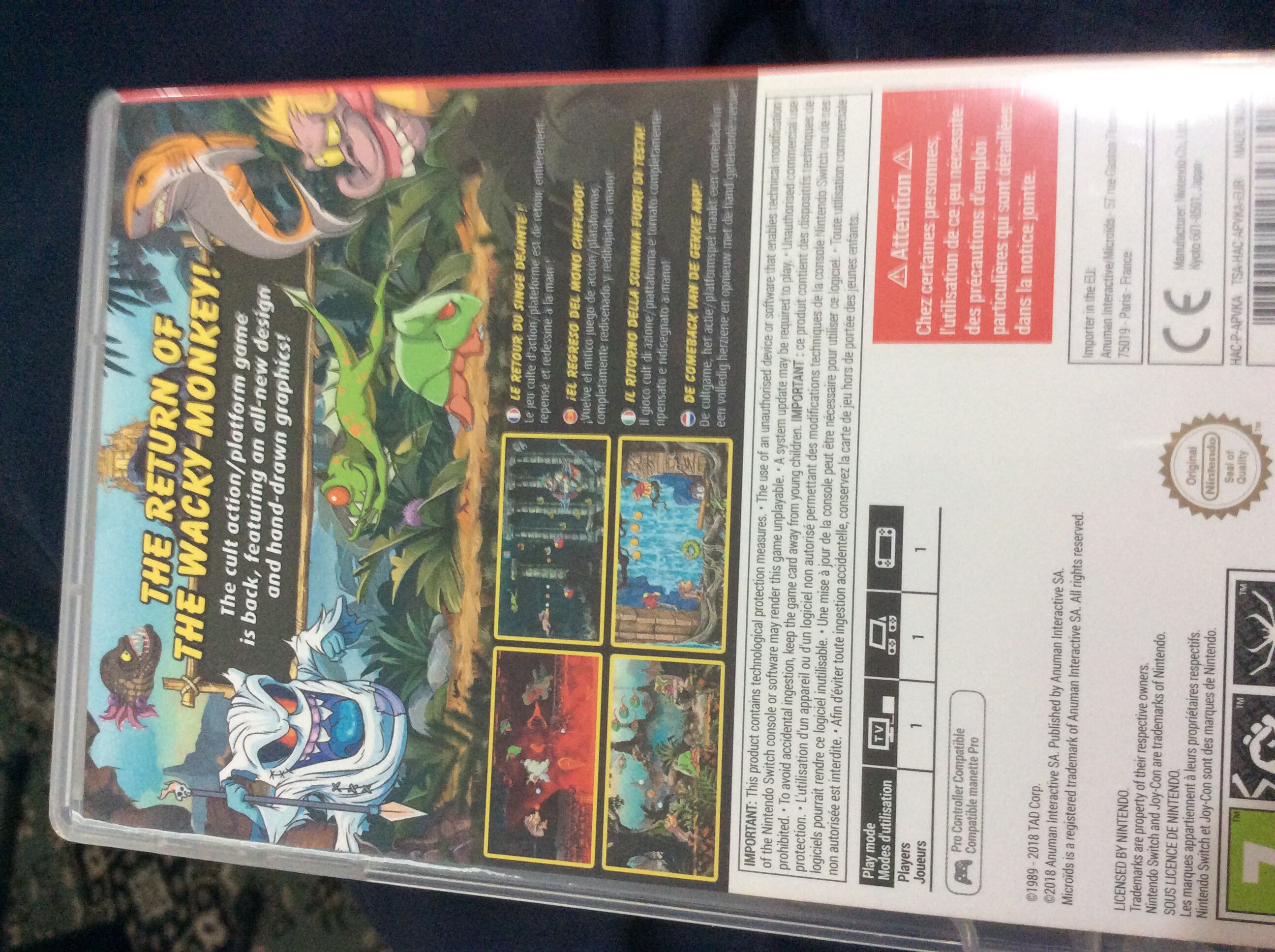Toki - Nintendo Switch video game collectible - Main Image 2