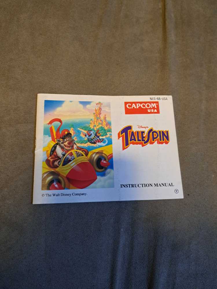 NES: Talespin - Nintendo Entertainment System (NES) video game collectible - Main Image 2