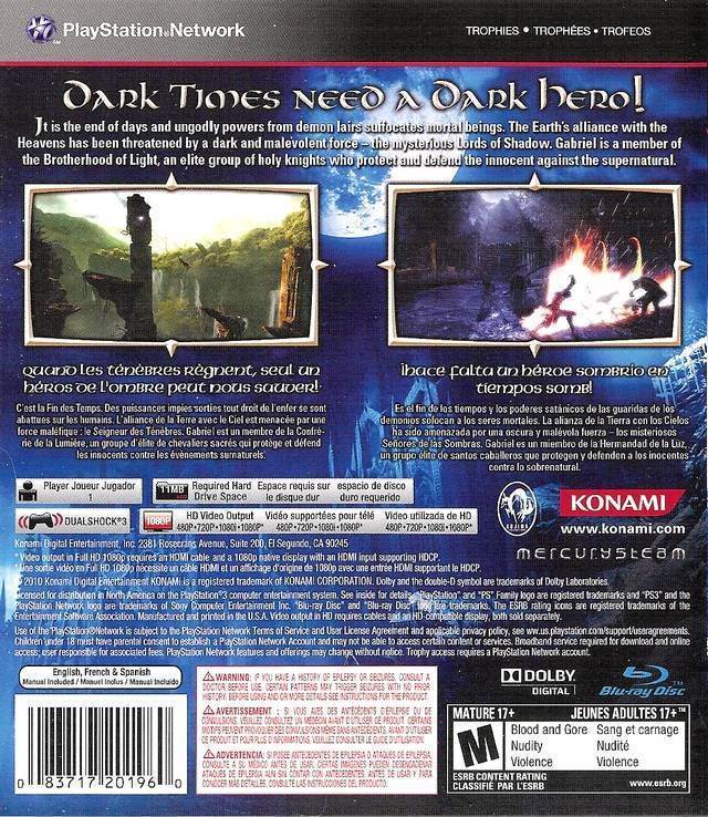 Castlevania: Lords Of Shadow - Sony PlayStation 3 (PS3) (Konami - 1) video game collectible [Barcode 083717202103] - Main Image 2