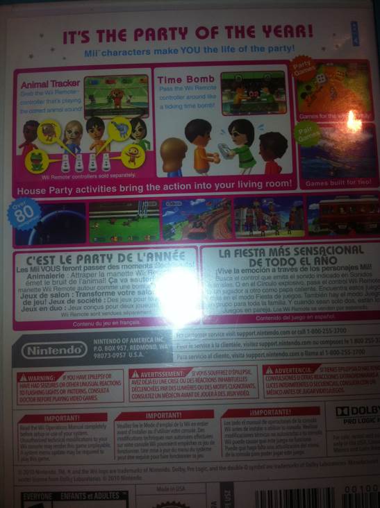 Wii Party - Nintendo Wii video game collectible - Main Image 2