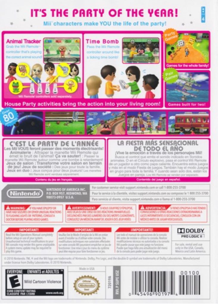 Wii Party - Nintendo Wii (Nintendo) video game collectible - Main Image 2