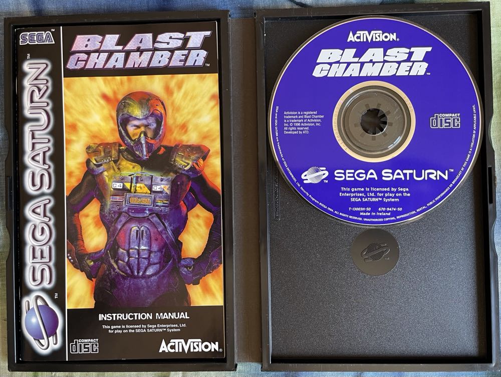 Blast Chamber - Sega Saturn (Boite Et Notice - 1-4) video game collectible [Barcode 5030917000386] - Main Image 3