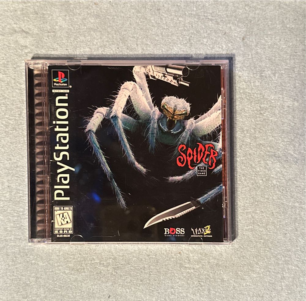 Spider:  The Video Game - Sony PlayStation (Take Two Interactive - 1) video game collectible [Barcode 710425230356] - Main Image 3