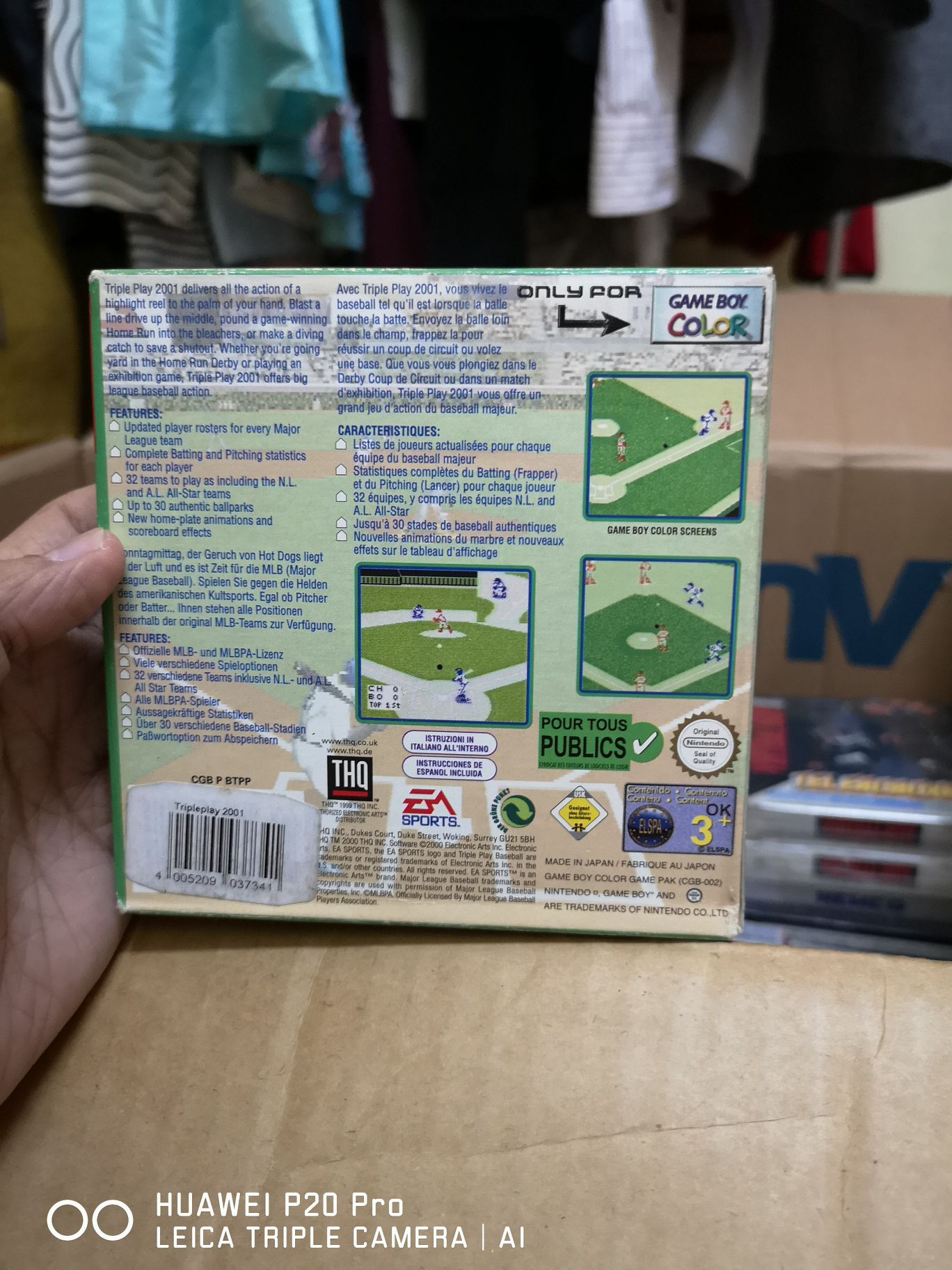 Triple Play 2001 - Nintendo Game Boy Color video game collectible [Barcode 4005209037341] - Main Image 2