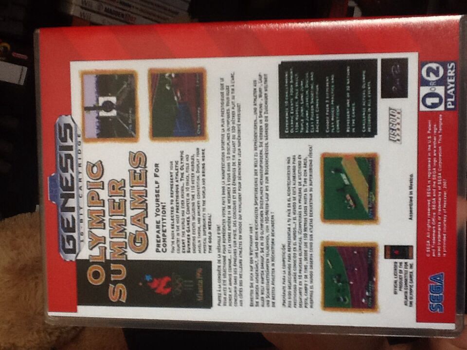 Olympic Summer Games - Sega Genesis (Mega Drive) (2) video game collectible - Main Image 2