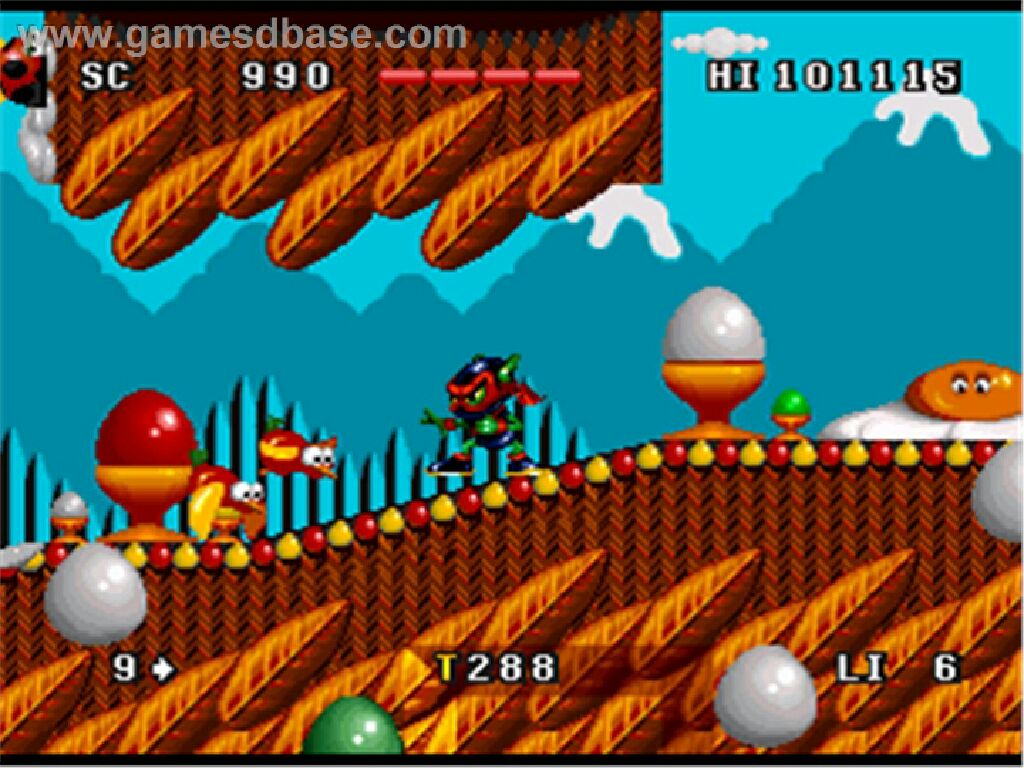 Zool 2 - Commodore Amiga (gremlin graphics software) video game collectible - Main Image 2