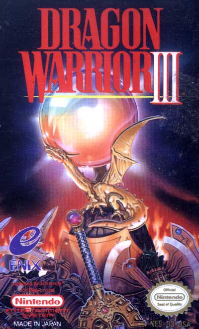 Dragon Warrior III - Nintendo Entertainment System (NES) video game collectible - Main Image 1