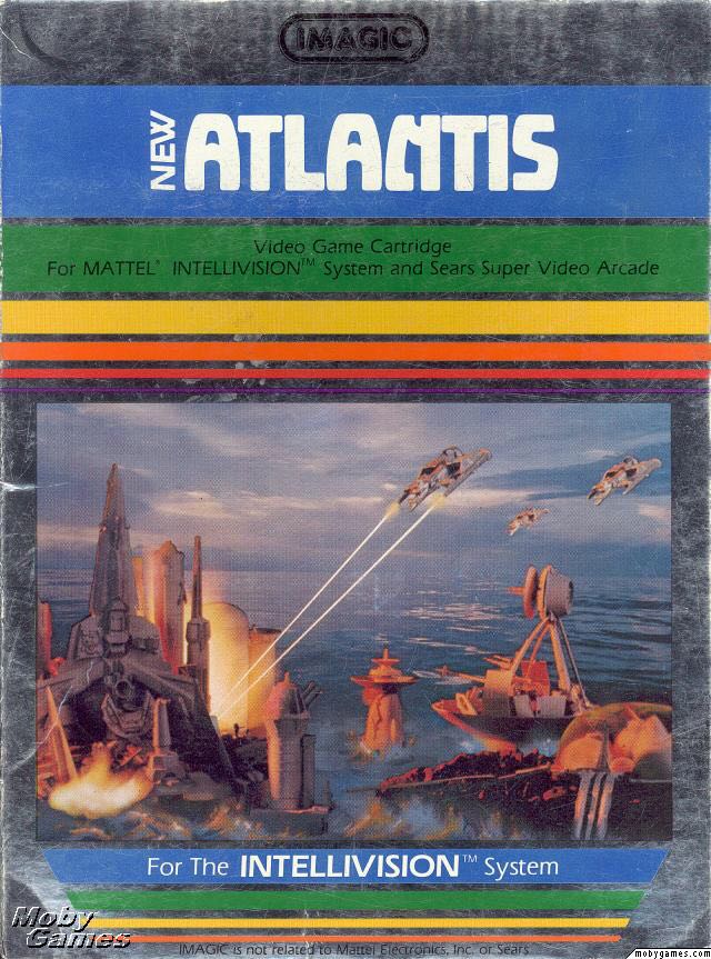 Atlantis - Intellivision (Imagic) video game collectible - Main Image 1