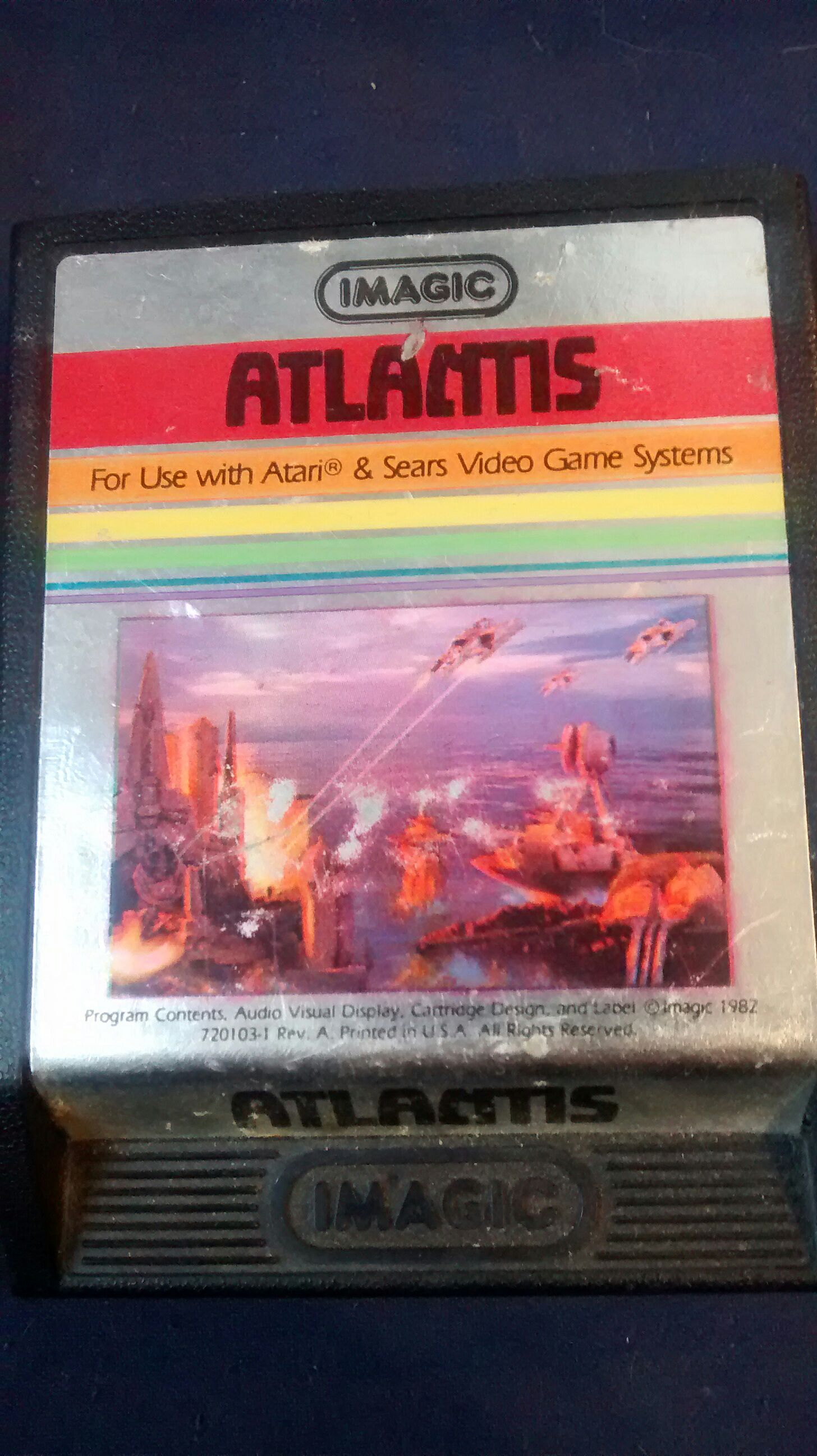 Atlantis  - Atari 2600 video game collectible - Main Image 1