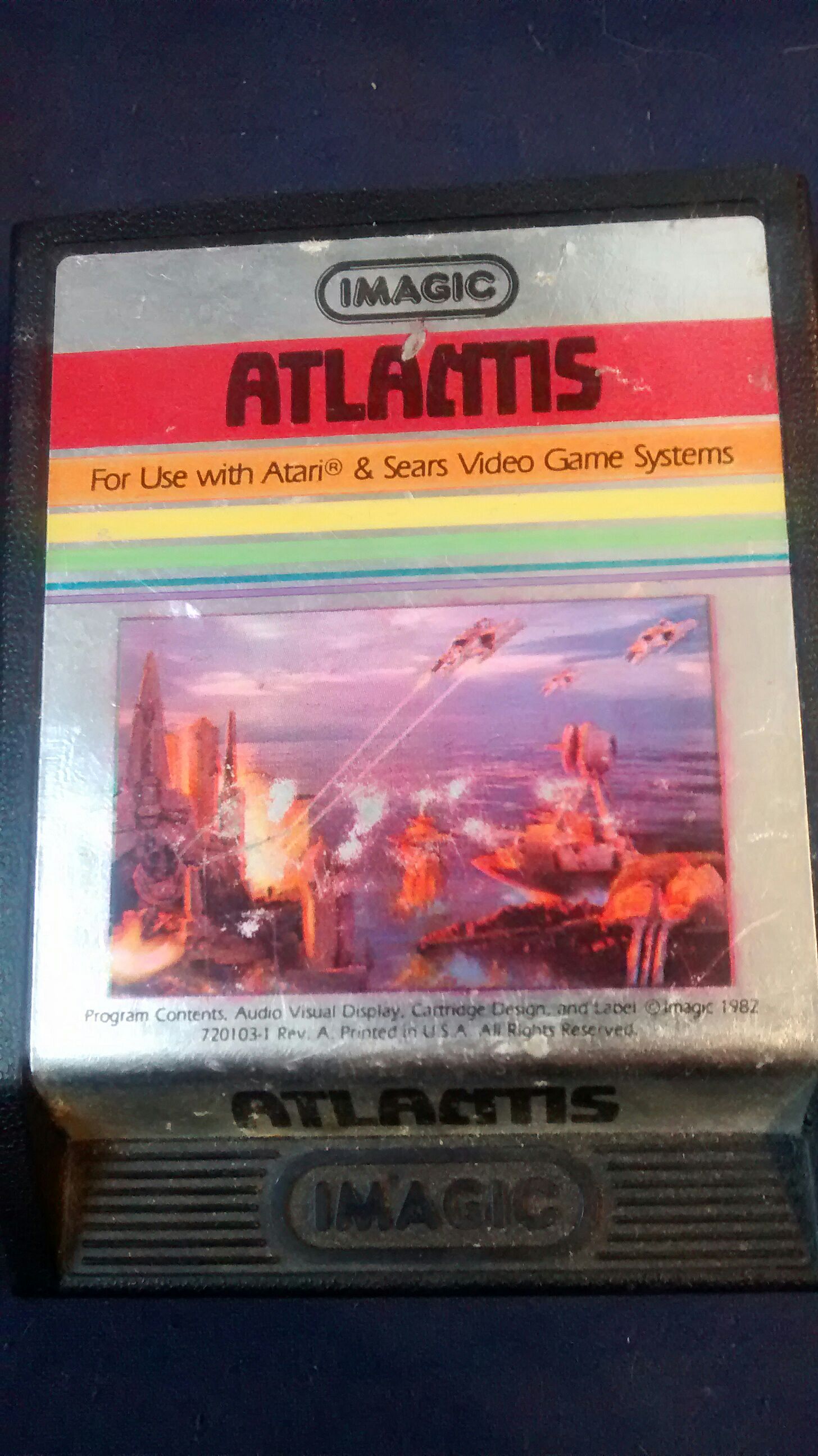Atlantis - Atari 2600 video game collectible - Main Image 1