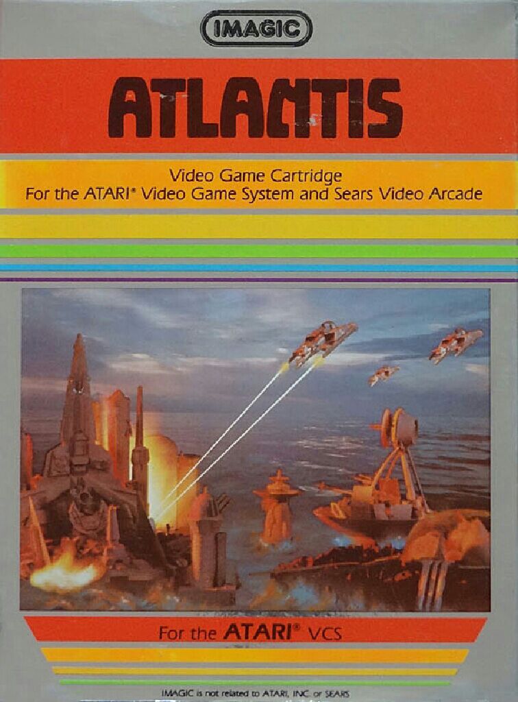 Atlantis - Atari 2600 video game collectible - Main Image 1