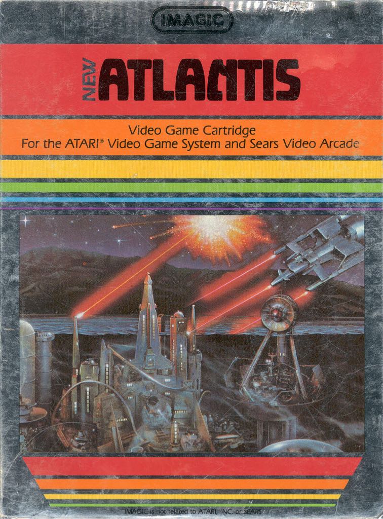Atlantis - Atari 2600 video game collectible - Main Image 1