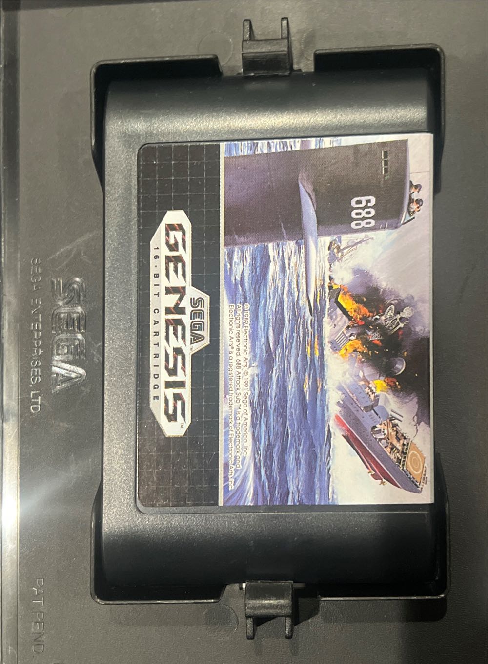 688 Attack Sub - Sega Genesis (Mega Drive) (Electronic Arts / SEGA - 1) video game collectible [Barcode 010086014013] - Main Image 4