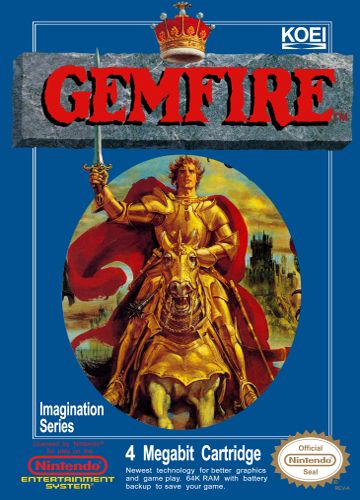 Gemfire - Nintendo Entertainment System (NES) (KOEI Co Ltd - 1) video game collectible - Main Image 1