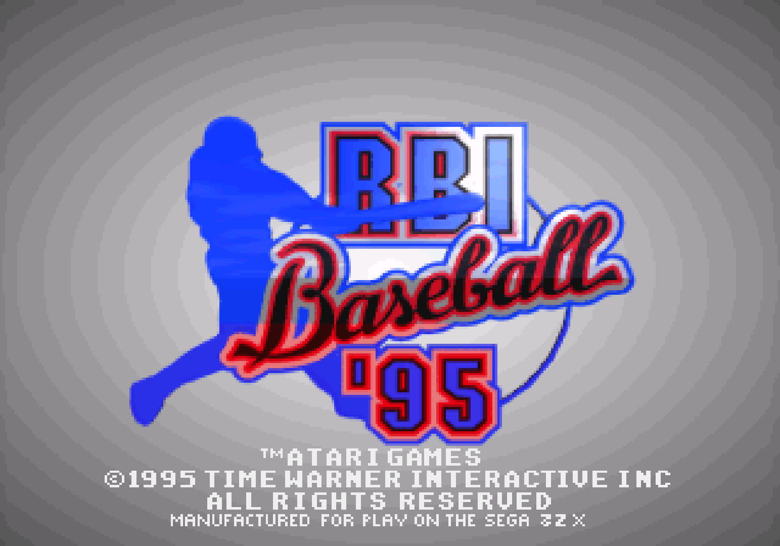 RBI Baseball 95 - Sega 32X (Time Warner Interactive - 2) video game collectible [Barcode 031763099512] - Main Image 3