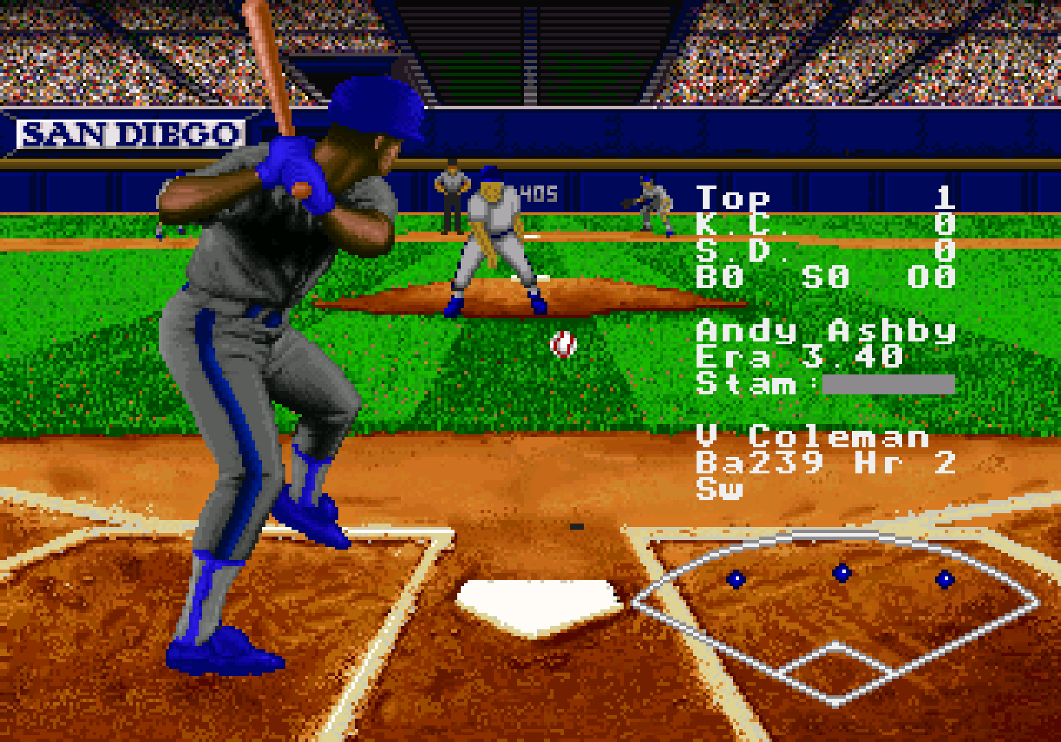 RBI Baseball 95 - Sega 32X (Time Warner Interactive - 2) video game collectible [Barcode 031763099512] - Main Image 4