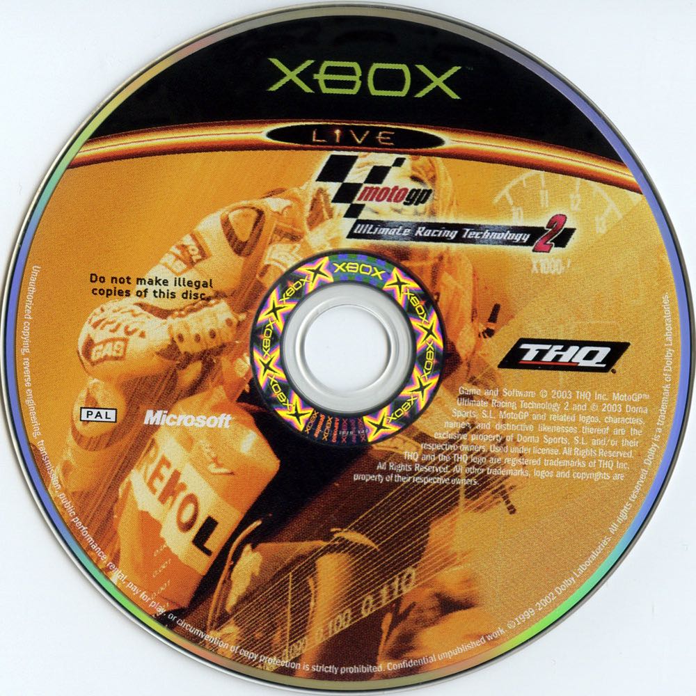 Motogp 2 - Microsoft Xbox (1-4) video game collectible - Main Image 2